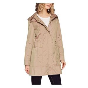 COLE HAAN SIGNATURE PACKABLE RAIN JACKET size XXL CHAMPAGNE Tan